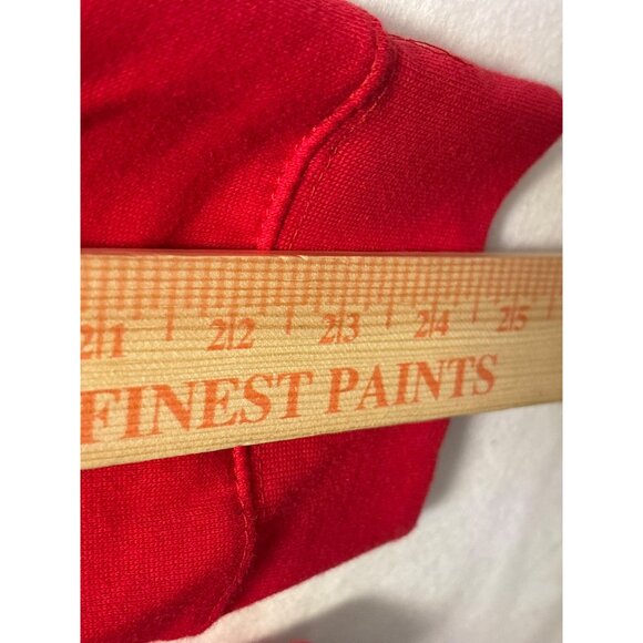 Stadium Athletics Wisconsin Badgers Hoodie 2X Red & White Cotton Blend - Picture 5 of 9